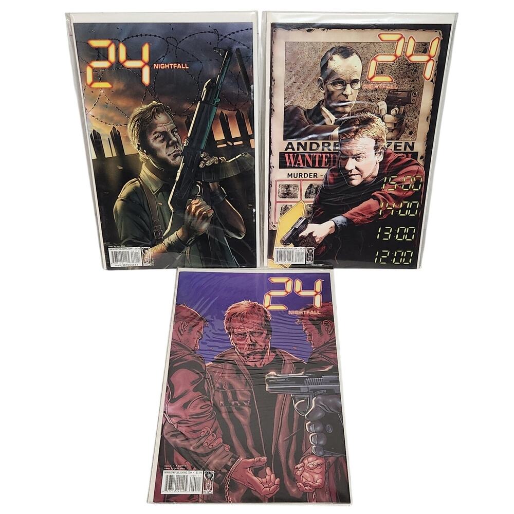 IDW 24 Nightfall Issue #1, #3, #4 Lot of 3 Comic Books NM